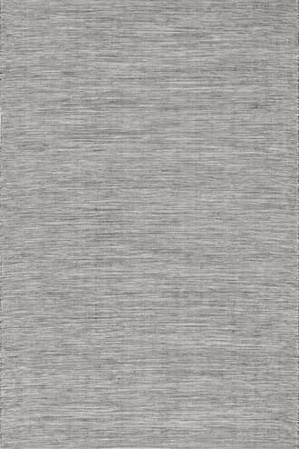 Gray Solid Handwoven Indoor/Outdoor Rug swatch