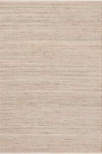 Ivory 2' 6" x 8' Gravel Handwoven Jute Rug swatch