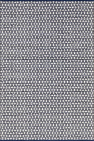Gray Dainty Diamond Handwoven Cotton Rug swatch