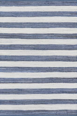 Striped Rag Handwoven Cotton Rug primary image