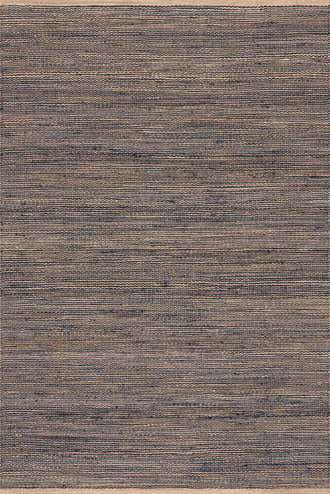 Blue Striped Handwoven Jute Rug swatch