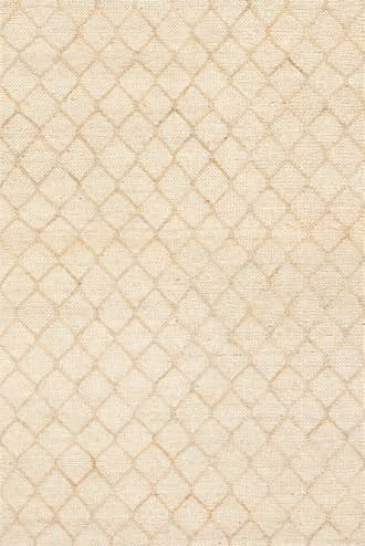 Ivory Tiles Handwoven Jute Rug swatch