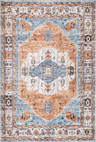 4' x 6' Giovanni Washable Medallion Rug primary image