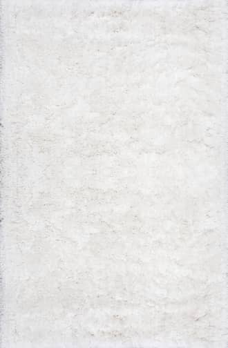 Ivory Fluffy Speckled Shag Rug swatch