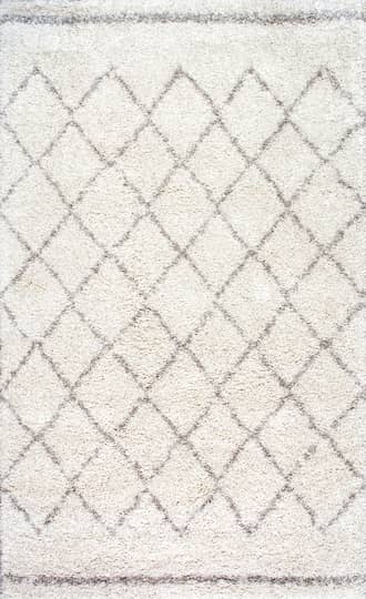 Soft Trellis Shag Rug primary image