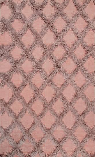 Shaggy Diamond Trellis Rug primary image