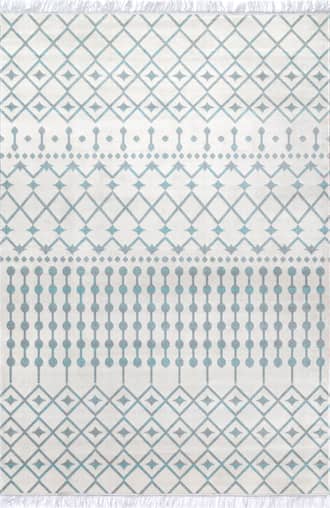 Indoor/Outdoor Trellis With Tassels Rug primary image