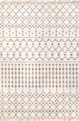 Indoor/Outdoor Trellis With Tassels Rug primary image