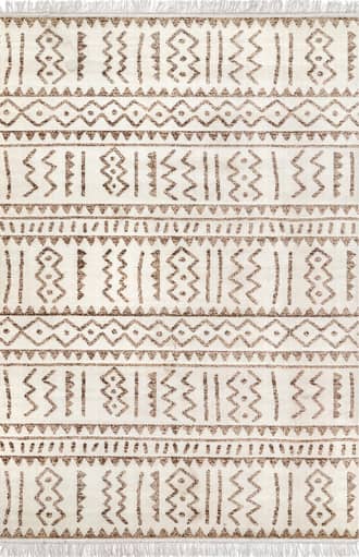 Beige Symbols Indoor/Outdoor Rug swatch