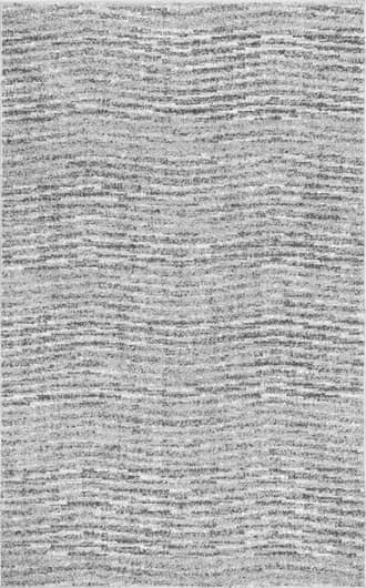 Grey 2' x 8' Ripple Waves Rug swatch