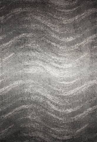 Charcoal Hazy Waves Rug swatch