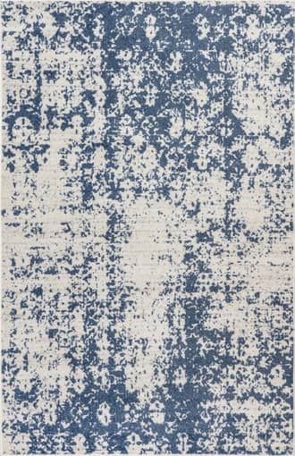 Blue 4' x 6' Ruby Distressed Mist Rug swatch