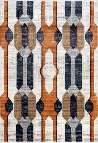 Laura Vintage Geometric Rug primary image