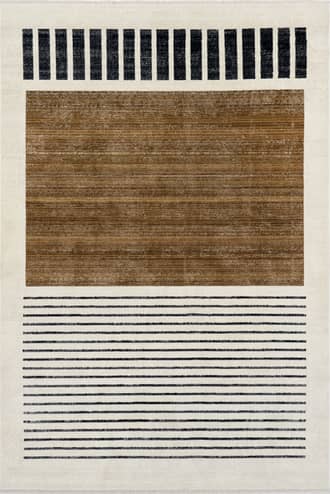 4' x 6' 5" Anette Block Striped Rug primary image