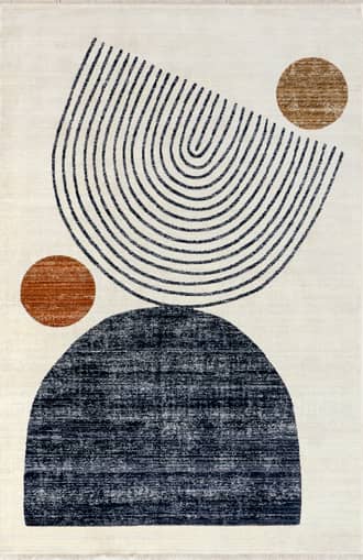 4' x 6' 5" Yulissa Contemporary Rainbow Rug primary image