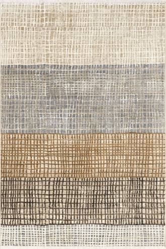 2' x 4' 4" Park Abstract Checked Rug primary image