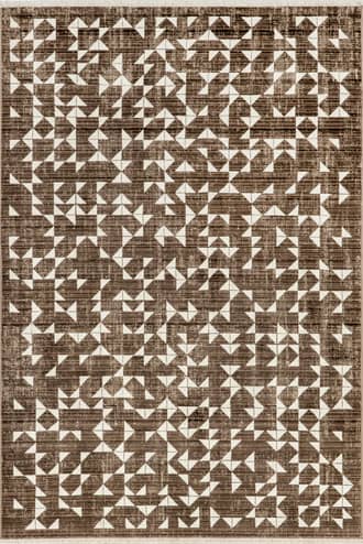 8' x 10' Althea Geometric Fringed Rug primary image