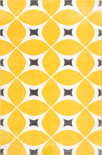 Sunflower Mod Trellis Rug swatch