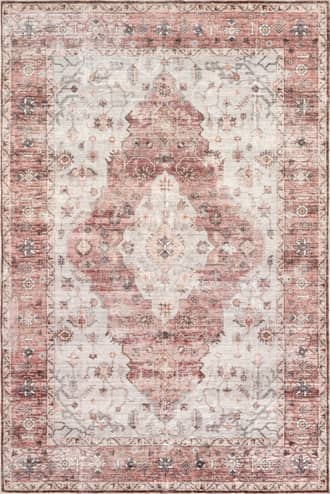 Vikky Diamond Medallion Washable Rug primary image