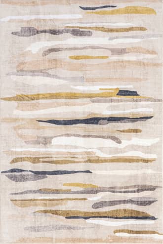 Kailee Watercolor Strokes Washable Rug primary image