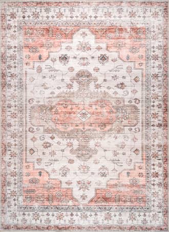 9' x 12' Francis Cartouche Medallion Washable Rug primary image