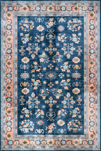 Dayflower Vintage Washable Rug primary image