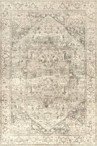 9' 6" x 13' 6" Atrium Medallion Washable Rug primary image