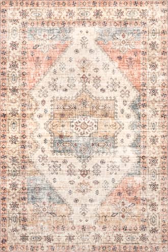 5' x 8' Joyce Medallion Washable Rug primary image