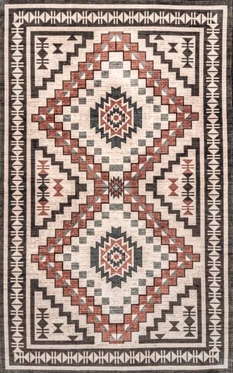 6' x 9' Violeta Timeless Medallion Washable Rug primary image