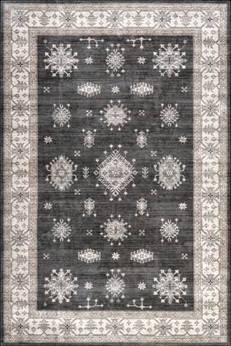 8' Andrea Bordered Washable Rug primary image