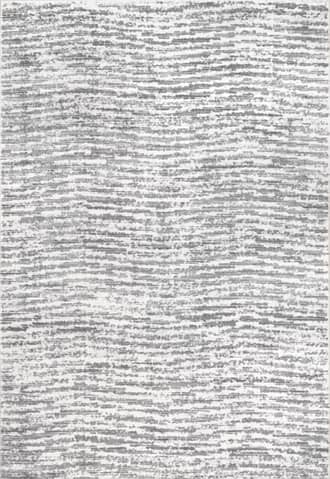 Light Grey 2' 6" x 8' Monique Washable Casual Rug swatch