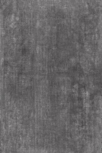 Dark Grey 3' x 5' Washable Solid Shag Rug swatch