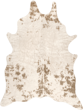 Zahara Faux Cowhide Washable Rug primary image