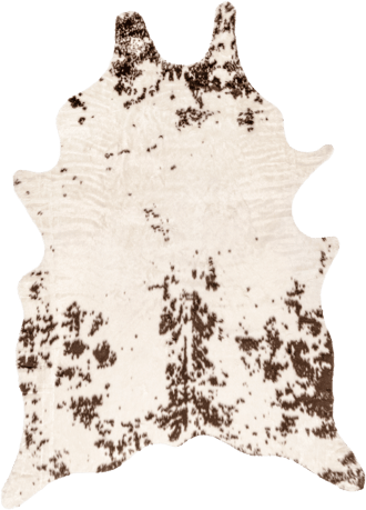 Zahara Faux Cowhide Washable Rug primary image