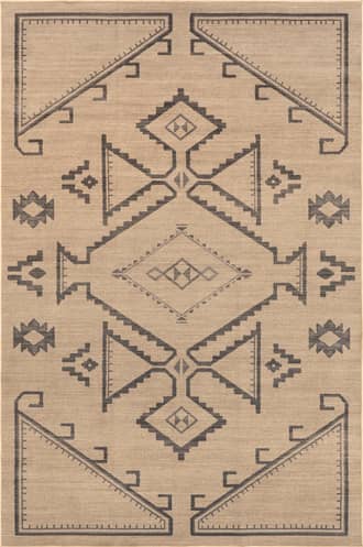 8' x 10' Cassia Easy-Jute Washable Geometric Rug primary image