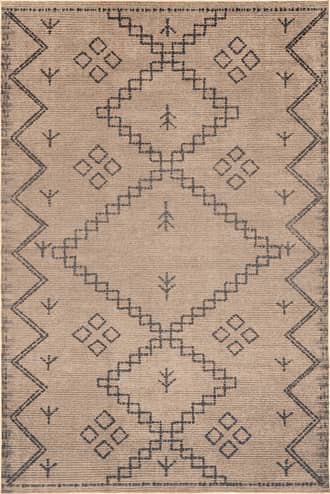 5' x 8' Jonquil Easy-Jute Washable Diamond Rug primary image