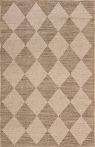 3' x 5' Kamilah Easy-Jute Washable Checkered Rug primary image