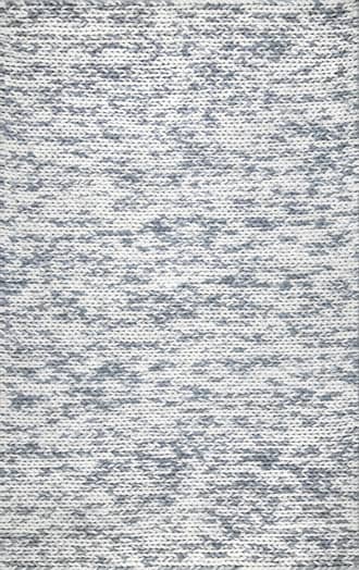 Silver 8' Veronica Wool Braided Rug swatch