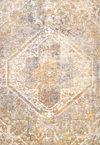 Gold Inlay Medallion Rug swatch