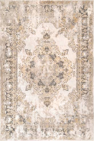 Gold Milky Medallion Rug swatch