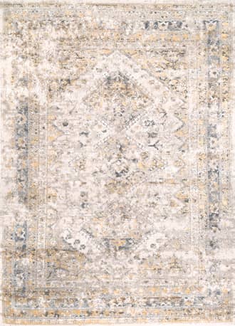 Gold 10' x 14' Vintage Medallion Rug swatch