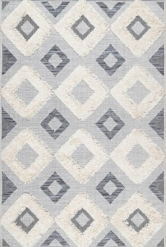 Textured Diamond Trellis Rug primary image