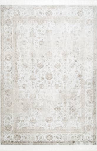 4' x 6' Fading Floral Fringe Rug primary image