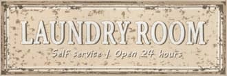 Beige Cathy Washable Service Sign Laundry Mat swatch