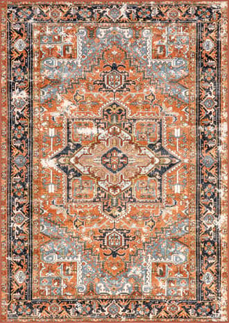 Burnt Orange Dynasty Traditional Rug swatch