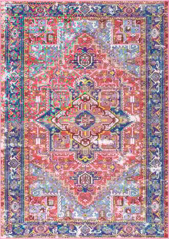 Red 4' x 6' Dynasty Traditional Rug swatch