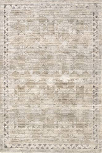 9' x 12' Shia Bordered Washable Indoor/Outdoor Rug primary image