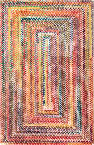 Light Multi 4' x 6' Florid Labyrinth Rug swatch