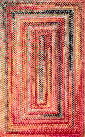 Rust Florid Labyrinth Rug swatch
