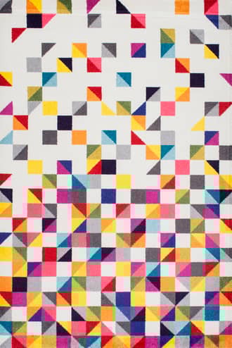 Multi 2' 6" x 8' Triangle Mosaic Rug swatch